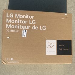 LG 32” 100Hz Curved Monitor
