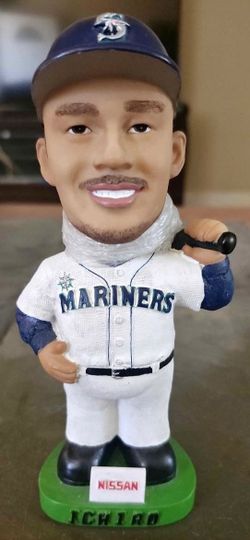 RARE 2001 Bobble Dobbles Ichiro Suzuki Bobblehead Doll, Seattle Mariners, NICE!!