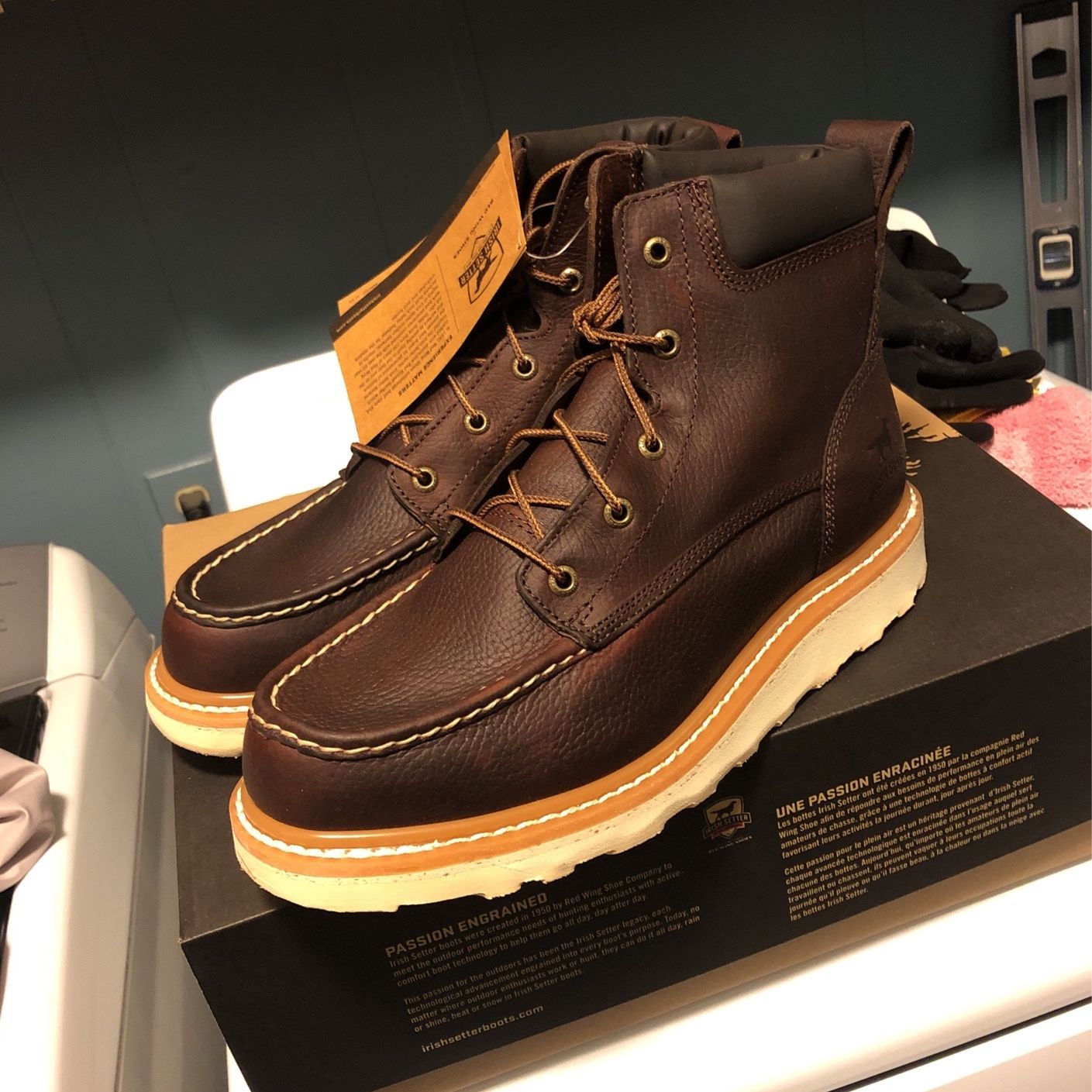 Red Wings Work Boots Soft Toe Many Sizes Available New In Box