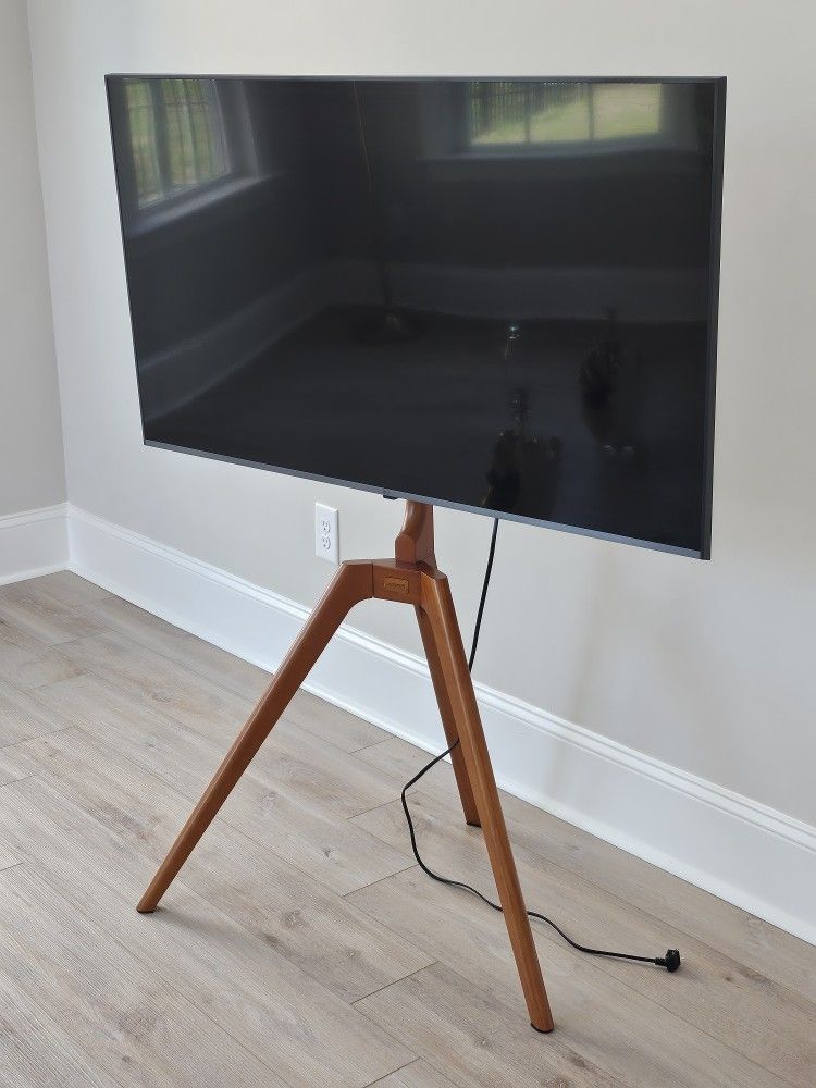 LG 50 inch TV with Solid Wood Easel Stand