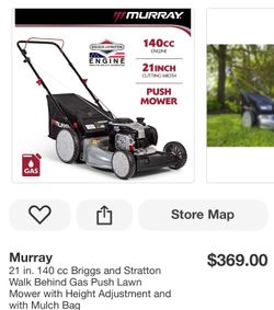 21 in. 140 cc Briggs and Stratton Walk Behind Gas Push Lawn Mower with Height Adjustment and with Mulch Bag
