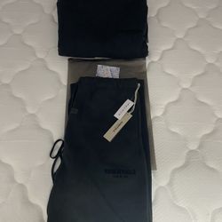 Essentials Fear Of God Black Set