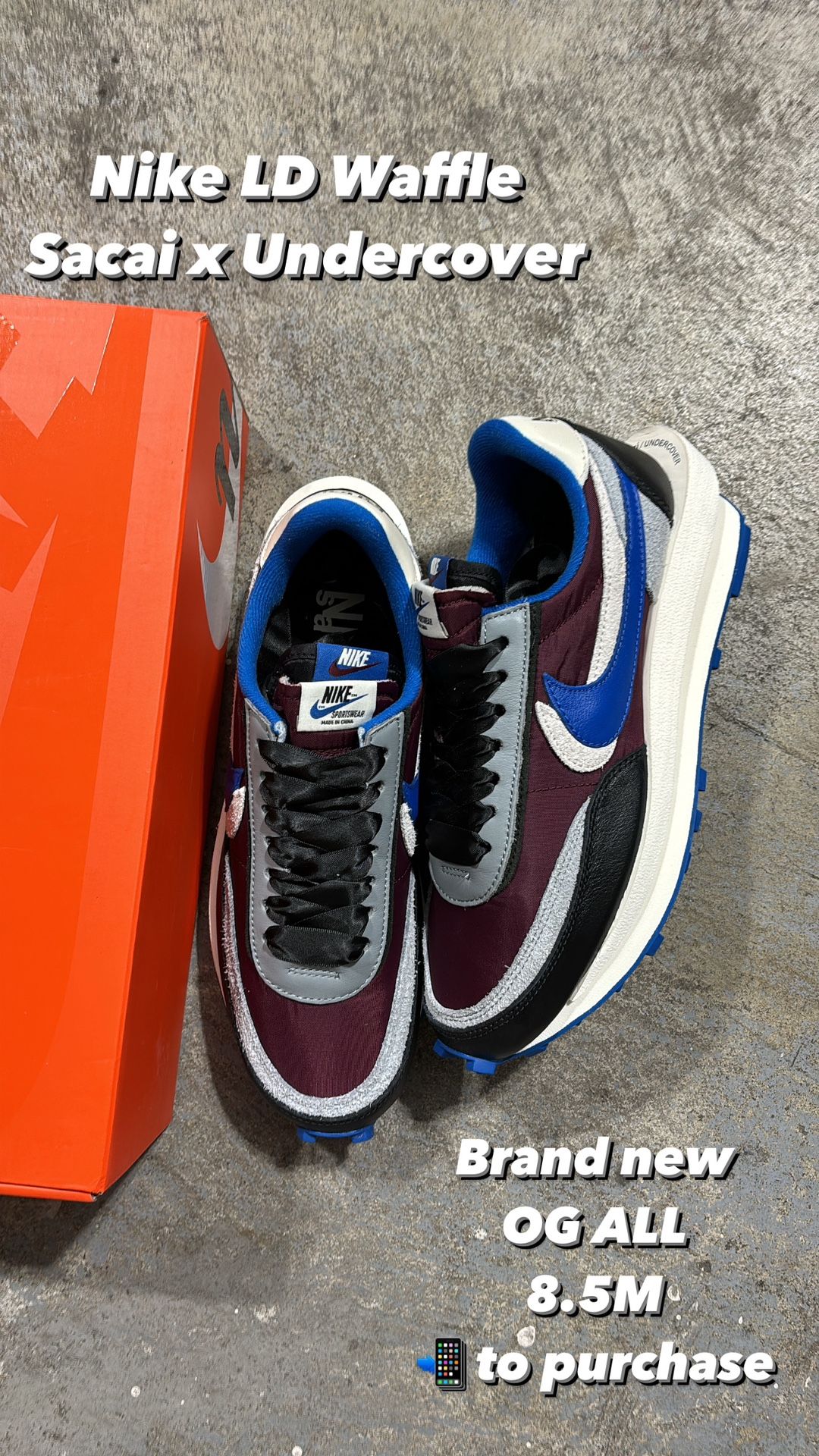 Undercover Nike Sportswear Nike X Sacai Ldwaffle Nike X Sacai X