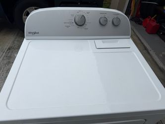 Whirlpool Dryer 7.0 cu ft 3 months warranty delivery and installation available