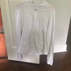 White Lululemon Define Jacket