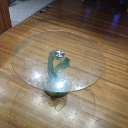 1980s Sculptural Helix Dining Room Table 