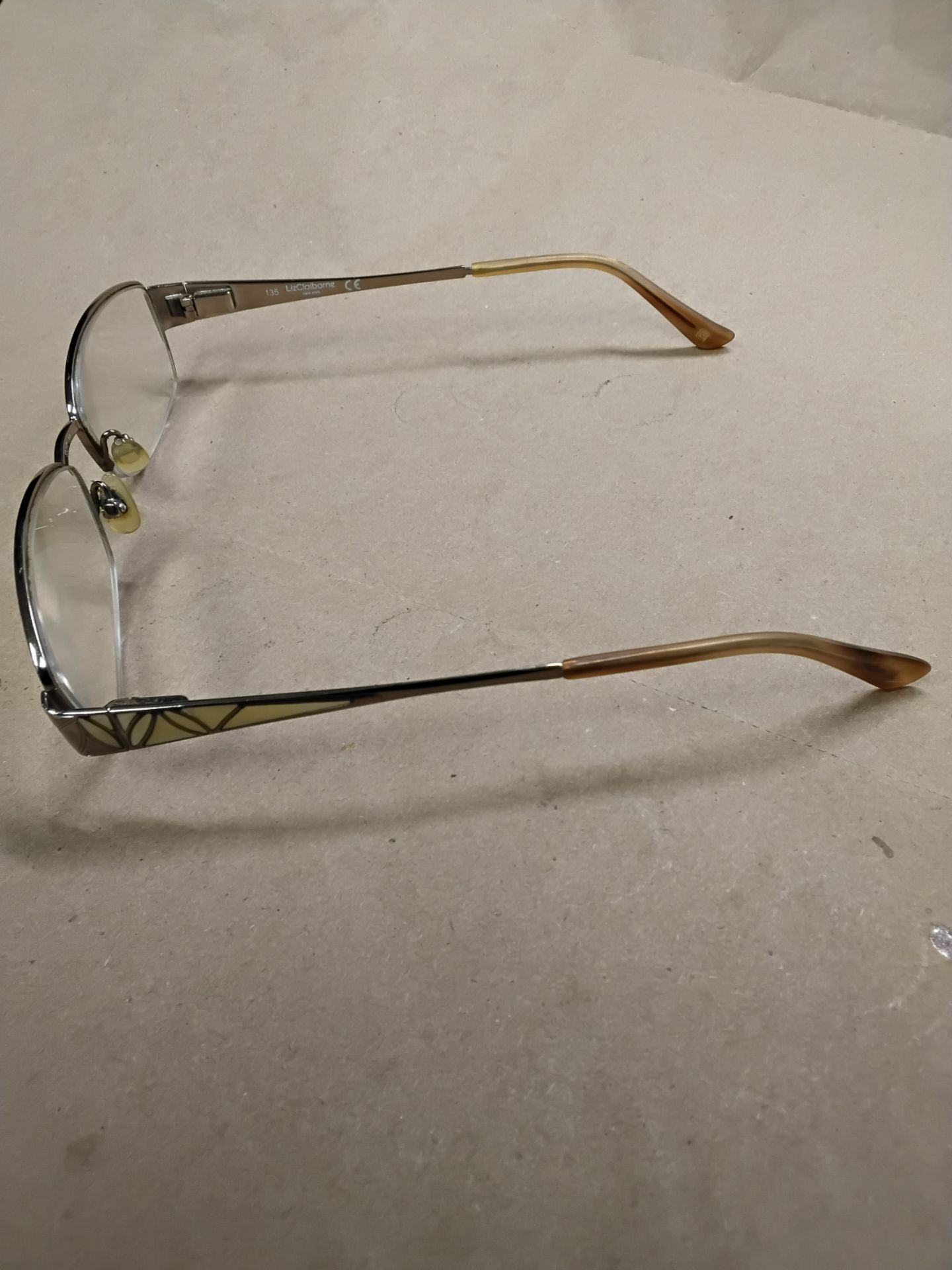 Liz Claiborne L319 Rose-Gold Half-Rim Frames 53-17135 $30 Or Best Offer