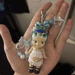 sonny angel peacock Keychain
