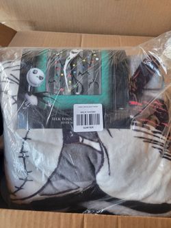 Nightmare Before Christmas Throw Blanket