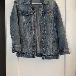 Madewell Petite Oversized Denim Jacket 