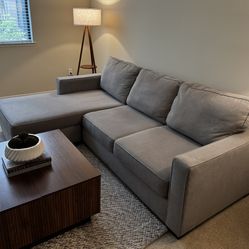 Gray Sectional Couch With Chaise