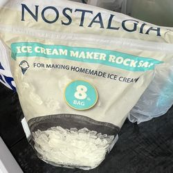 THREE Bags,   8 pound each, Rock Salt for Ice Cream Maker