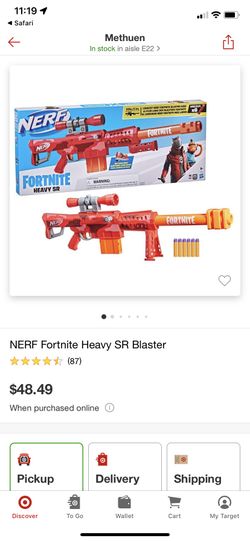 NERF Fortnite Heavy SR Blaster, Longest Fortnite India