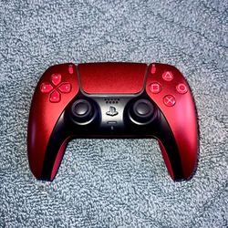 Volcanic Red Ps5 Controller Excellent Condition 