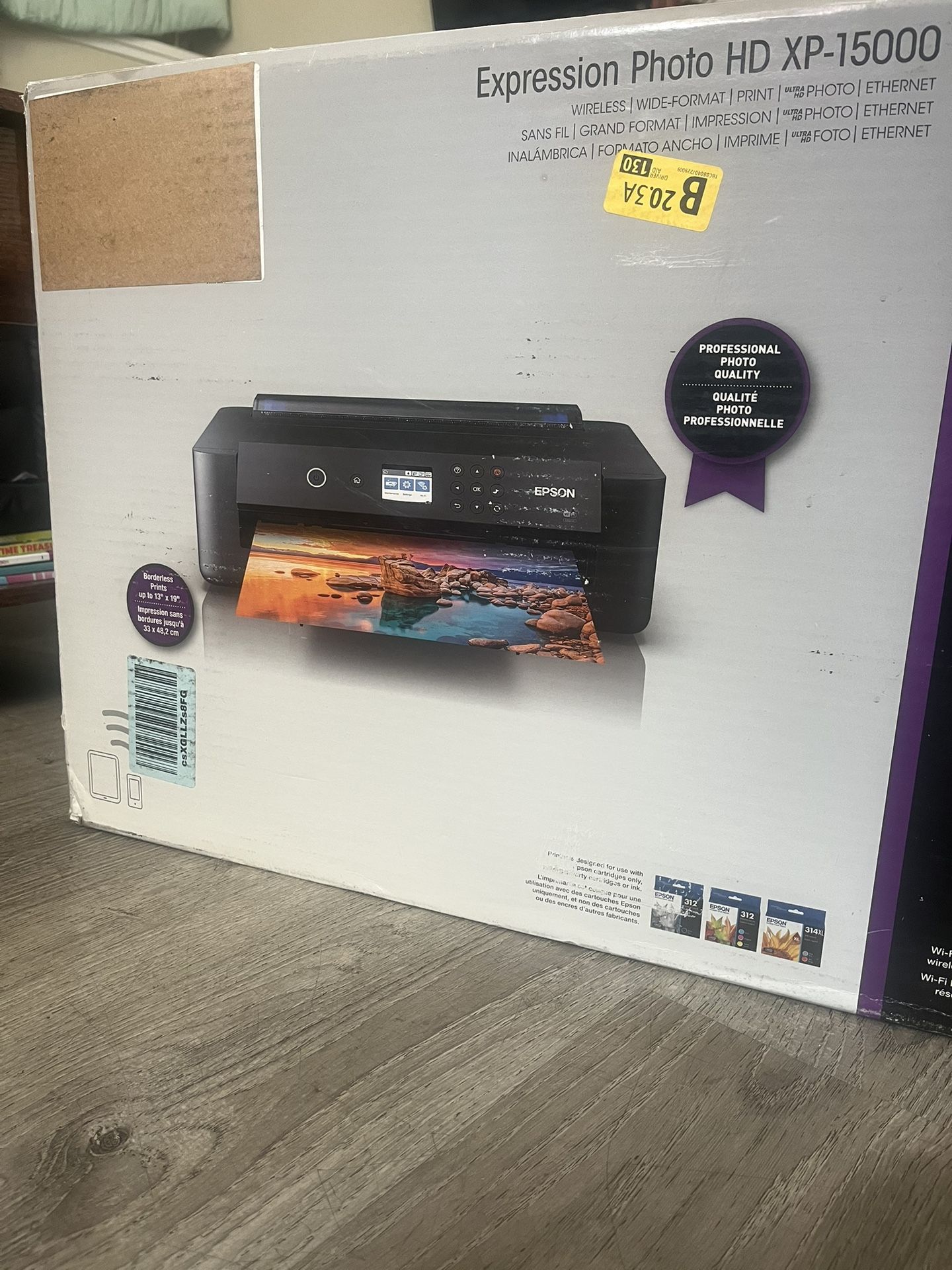 Expression Photo HD XP-15000 Wide-format Printer With Converter Attachments To Make DTF Sheets