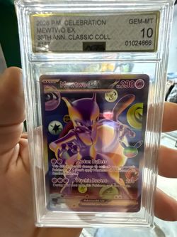Mewtwo EX Pokémon Card AGS Graded GEM-MT 10