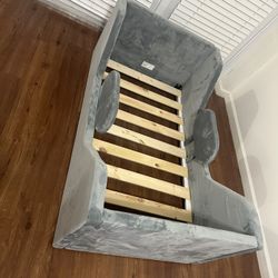 Toddler Bed, Child, Standard Crib Size Gray 