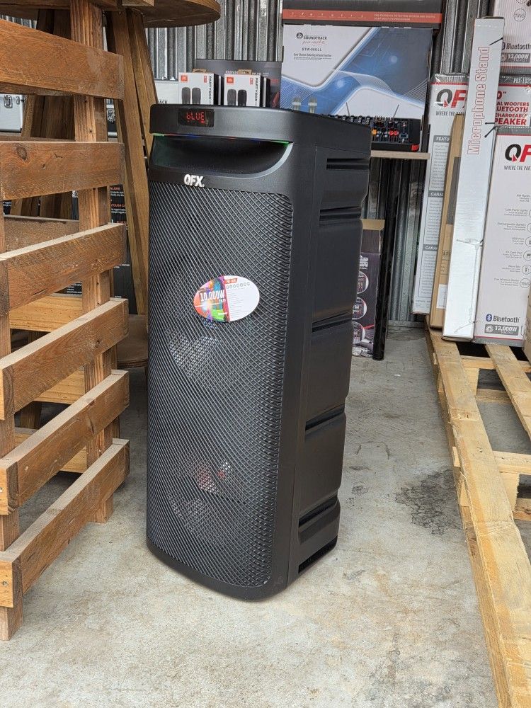 10,000 Watts Bluetooth Speaker. Portable.