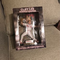 Cliff Lee 2012 Bobble Figurine Philadelphia Phillies Bobblehead Baseball