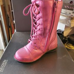 Girls Youth Kenneth Cole Pink Boots Size 8