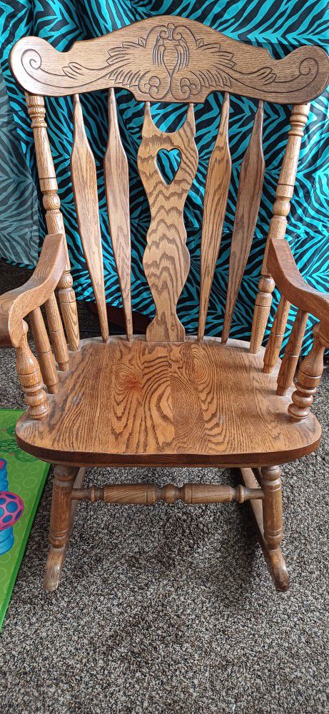 Solis oak Rocking Chair