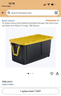 27 gallon commander tote