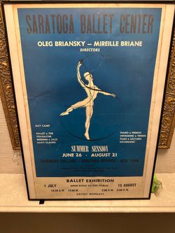 Saratoga Ballet Center Summer Session poster