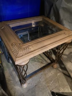 Glass Top Table