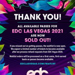 Edc Ticket 550