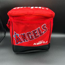 Los Angeles Angels AMPM KIIS FM 102.7 Insulated Cooler Lunch Bag Red