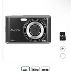 New Minolta MND23 48 Megapixels Point and Shoot Selfie Digital Camera