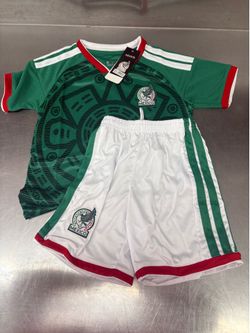 Kids Mexico soccer and shorts set