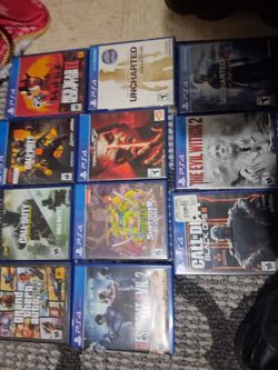 Ps4 And 11 Games And 8games Donloaded