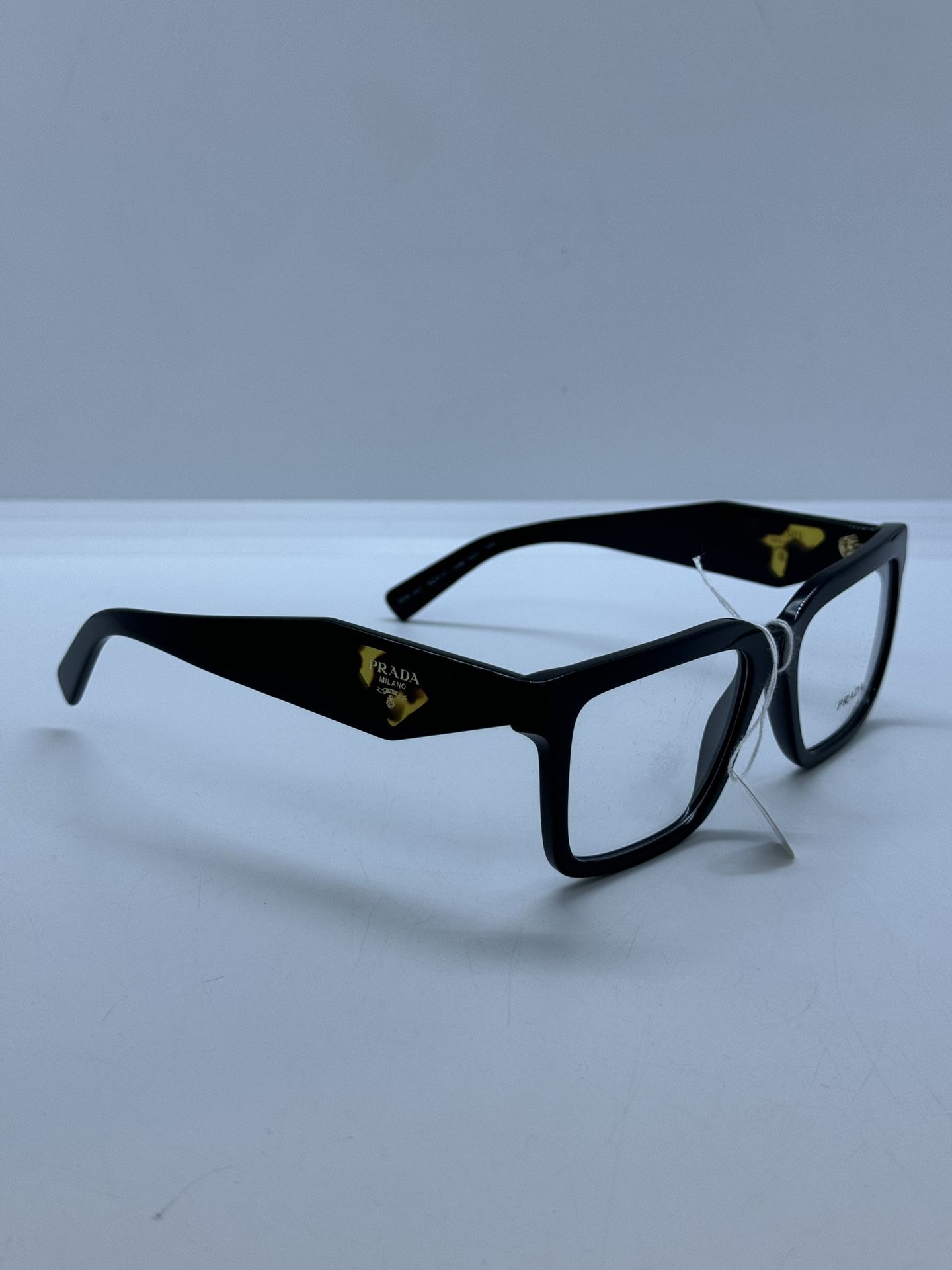 Prada Rectangular Eyeglasses For Men PR 10Y 1AB-1O1 Black 52mm