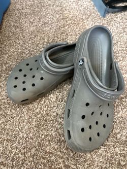 Grey Crocs Classic Clogs Women’s 8