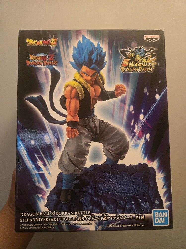 Banpresto Dragon Ball Z Dokkan Battle: SSGSS Gogeta 5th Anniversary Sealed