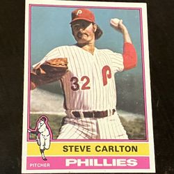 STEVE CARLTON 1976 Topps vintage baseball card **see pics!!**