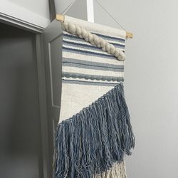 Cute Blue And Cream Tapestry 