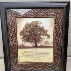 Living Life Framed Wall Art 