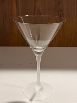 Belvedere Vodka Martini Glass with Frosted Stem