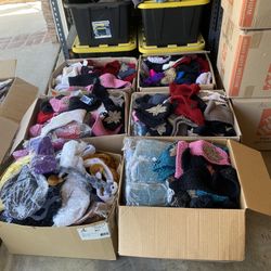 6 BOXES NEW KNIT HEADBANDS, KNIT HATS