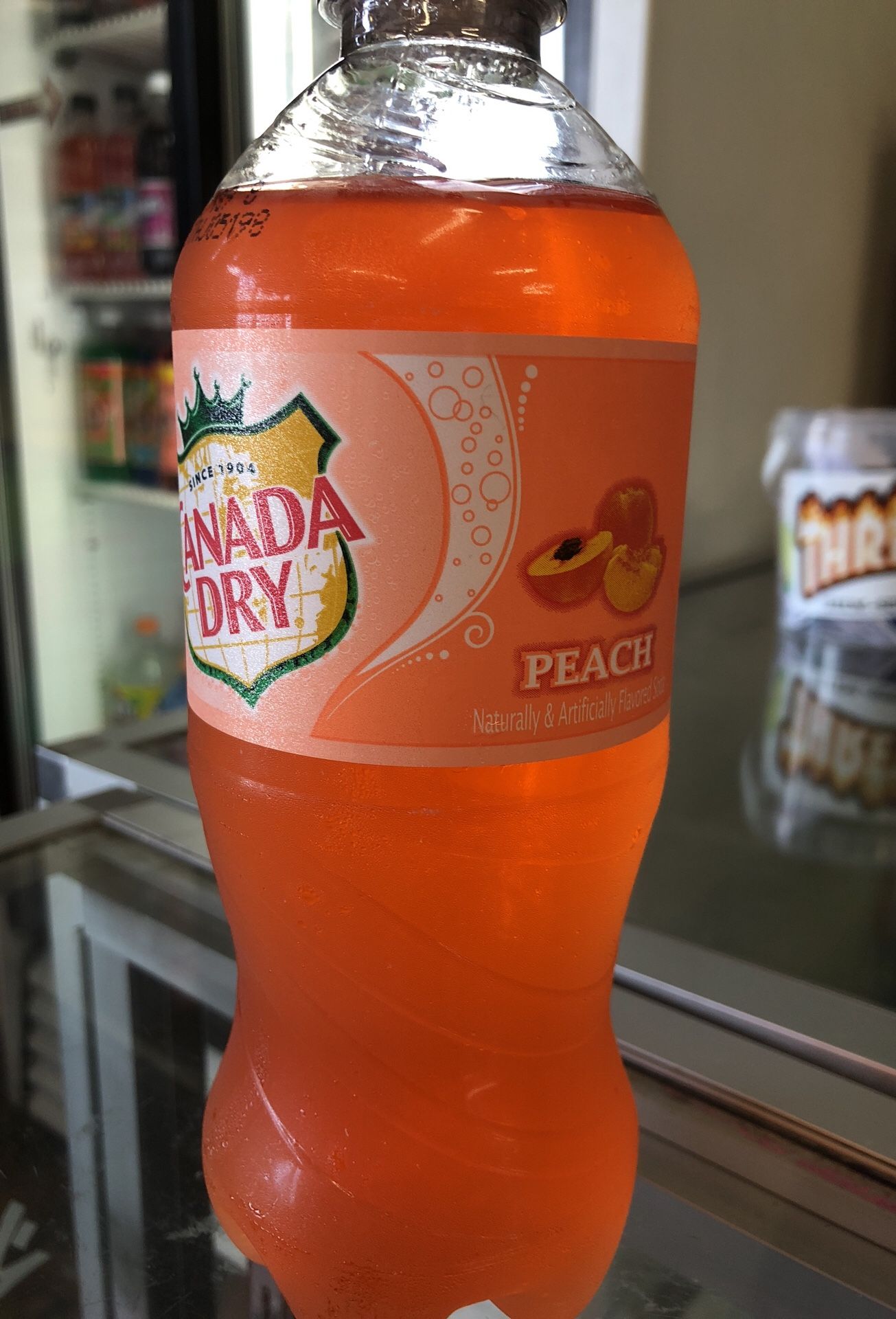 Canada Dry Peach Soda. Regional