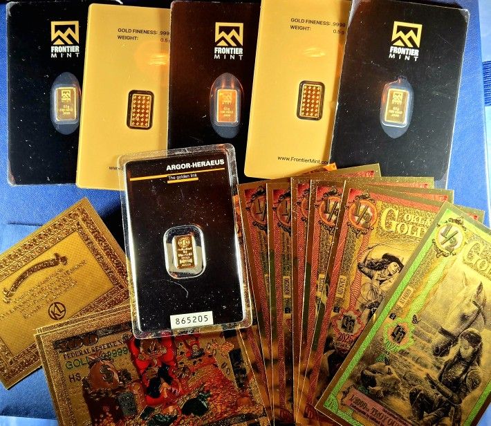 Lot Of Fractional Gold Bullion - 3+ Grams In Total