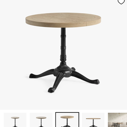 Pottery barn round table 36 inch