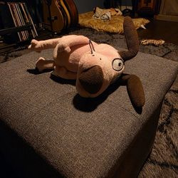 Rare Official Courage The Cowardly Dog Plush Cartoon Network