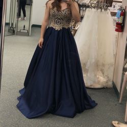 Blue Prom Dress