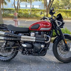 2017 Triumph Street scrambler