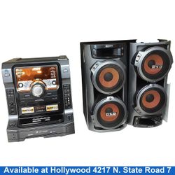 Sony Hcd-zx6 Black Floor Speaker