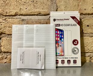 *NEW* 3 Premium Shieldz iPhone XS MAX / 11 PRO MAX HD Clear Glass Screen Protectors