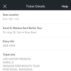 Karol G Tickets